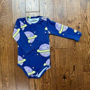 Dear Sophie Long Sleeve Bodysuit Planets 6-12 month
